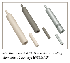 PTC thermistors: injection moulded heating elements - 000789