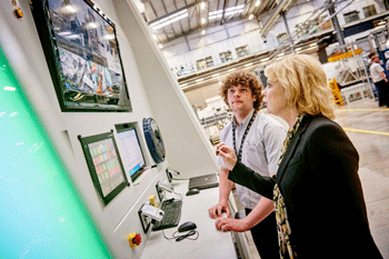 MTC’s national additive centre and aerospace research centre formally opened - Anna-Soubry1