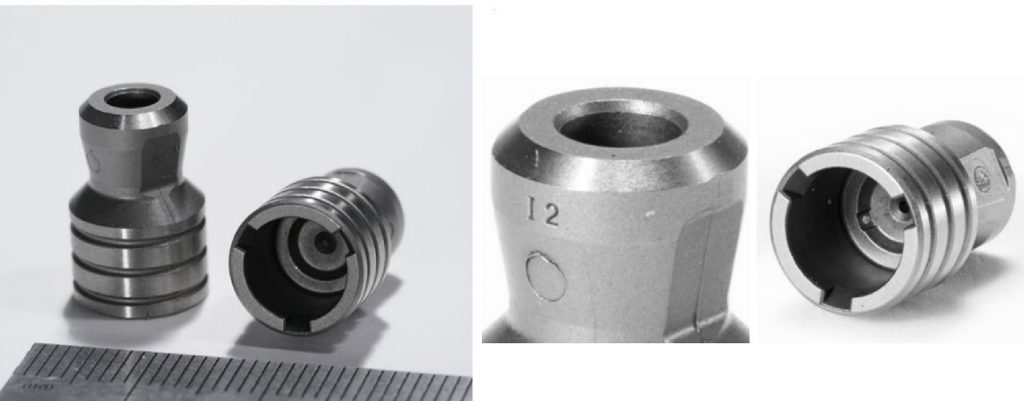 Fig. 12 Components for a control cone used as a fluid controller in a fuel pump (Courtesy MPIF)