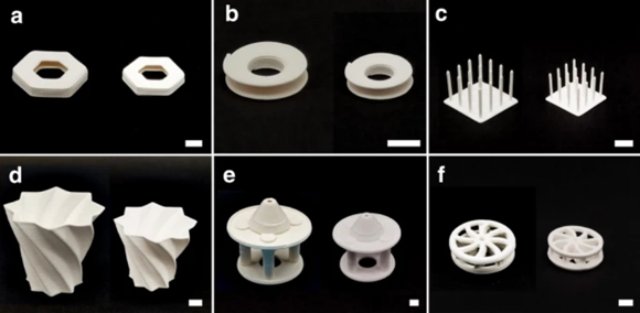 The structural stability and fidelity of the Additively Manufactured ceramic parts were evaluated by NIR-DIW (Courtesy Nature Communications)