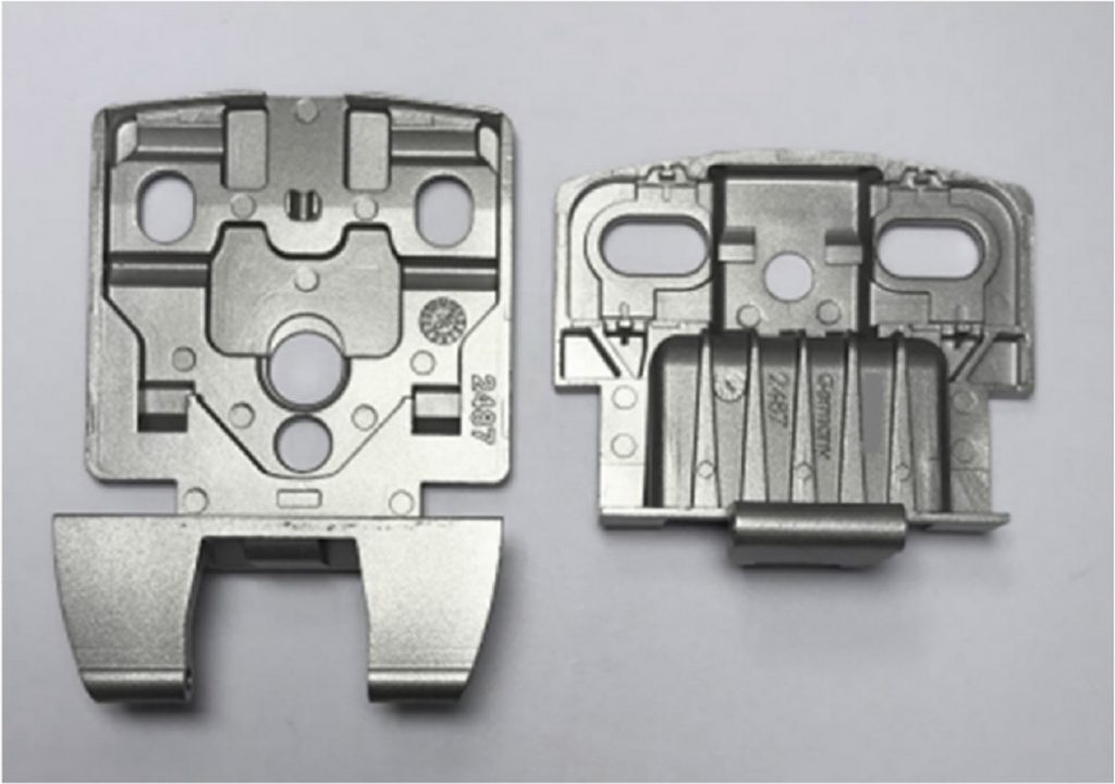Fig. 1 The 316L stainless steel Metal Injection Molding hinge developed by Mimecrisa