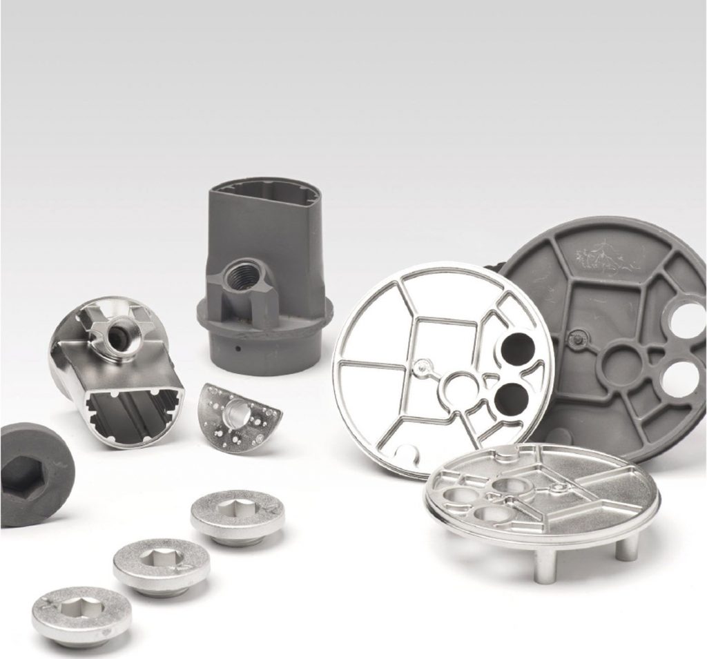 Fig. 8 Corrosion-resistant MIM pump components produced by Sintex