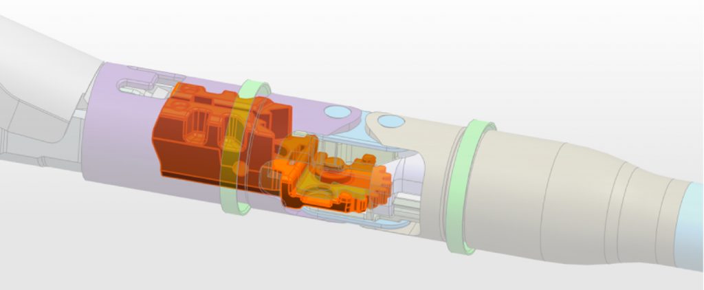 Fig. 2 A typical articulation joint manufactured by MIM (Courtesy J&J)
