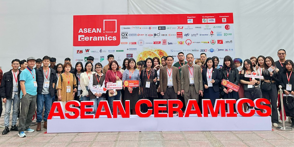 ASEAN Ceramics 2023 saw an increase of 150% in exhibition space compared to the 2022 event (Courtesy Messe München)