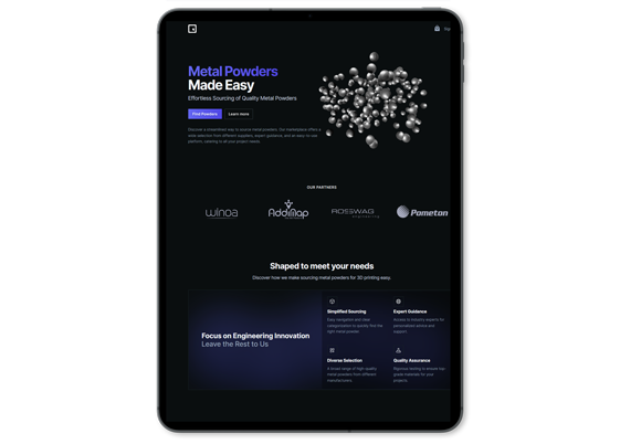 qualloy has launched its online metal powder marketplace (Courtesy qualloy)