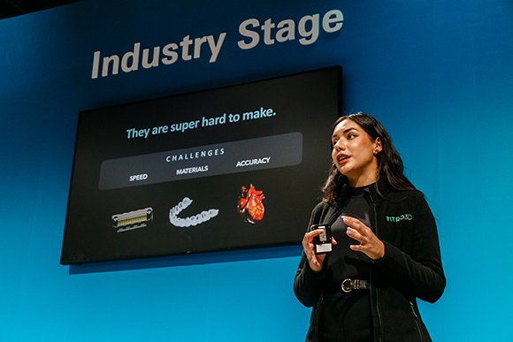 The Industry Stage will allow industrial experts and insiders to share their thoughts on the issues shaping AM  (Courtesy Mesago Messe Frankfurt / Mathias Kutt)