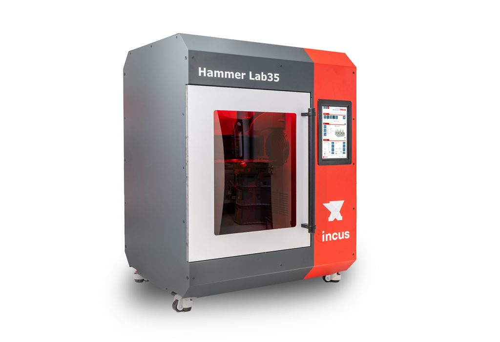 Fig. 2 Incus’ Hammer Lab35 AM machine (Courtesy Incus GmbH) 