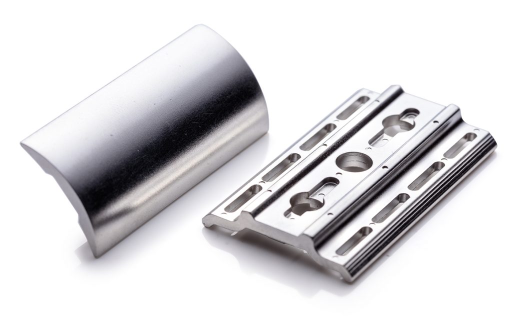 Fig. 10 The head of a traditional razor, made from 316L stainless steel (Courtesy CMG Technologies)