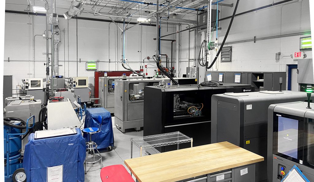 Fig. 3 Azoth purchased its first Binder Jetting machines in 2019 and this technology has since formed the bulk of its development and production work (Courtesy Azoth)