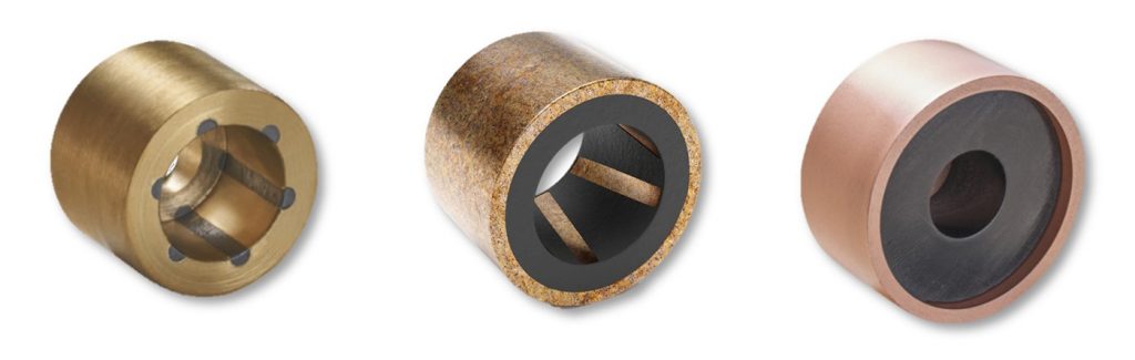 Fig. 8 Hybrid copper-carbon parts. The MIM part is made of copper-based material and finished in Heuchelheim using carbon injection moulding (Courtesy Schunk)