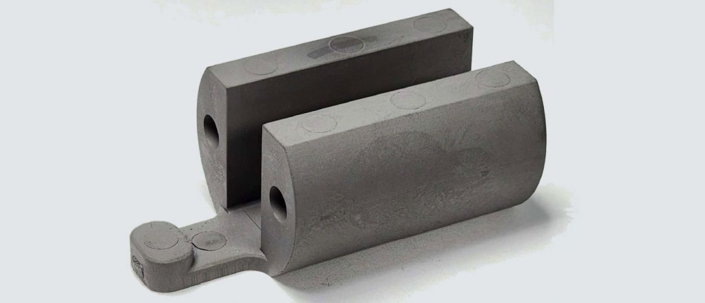 Fig. 14 Tab gate location for the injection moulded part (Courtesy PTI)