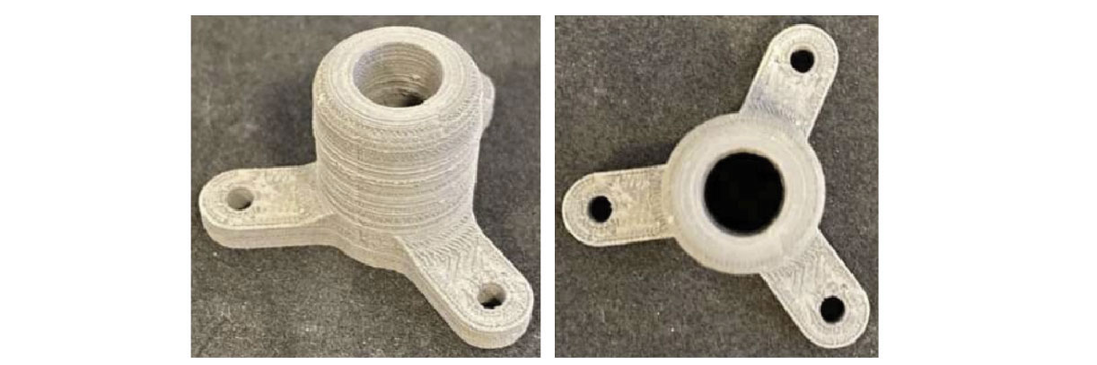 Fig. 20 Additively manufactured tripod made from Ti-6Al-4V alloy using the Pollen process (Courtesy Pollen AM)