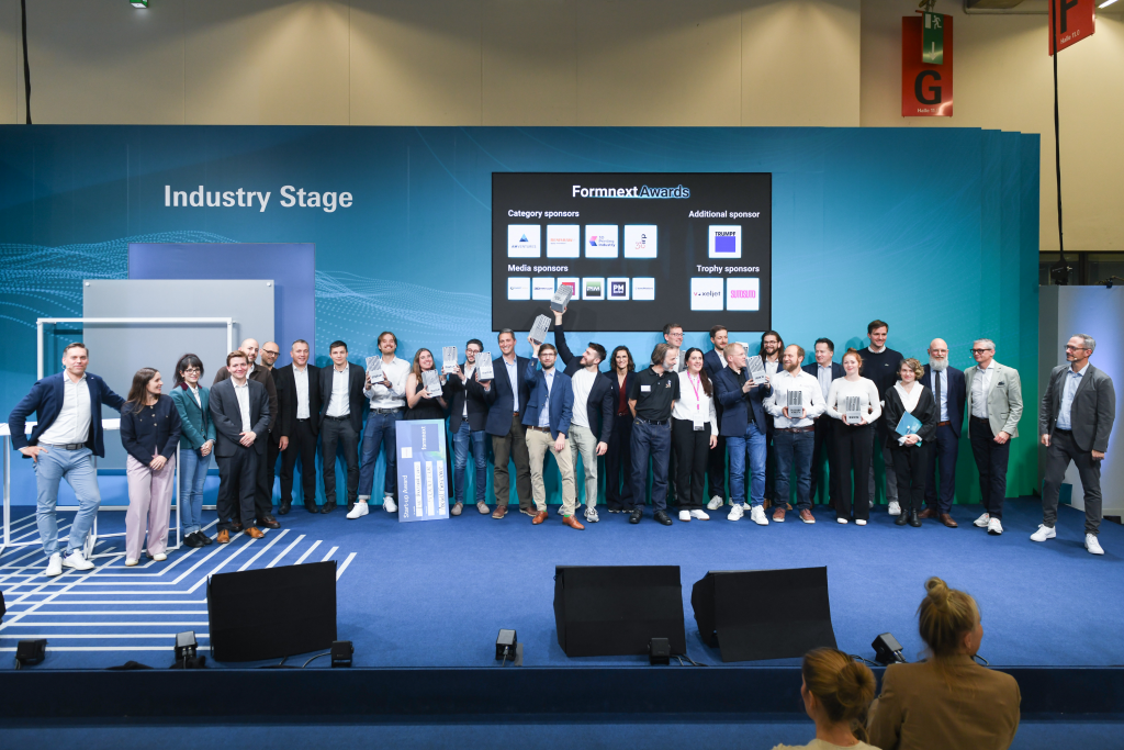 Six winners were celebrated at the 2024 Formnext Awards 2024, including three awards focused on metal Additive Manufacturing innovations (Courtesy Mesago Messe Frankfurt)