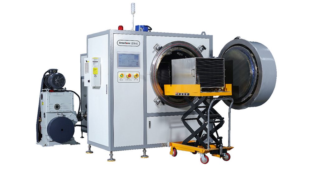 Fig. 6 A new high temperature debinding and pre-sintering furnace for MIM production from Sinterzone (Courtesy Sinterzone)