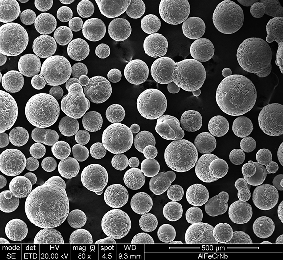 The IMS module enables the production of pure or alloyed powders with good sphericity and controlled particle size distribution (Courtesy 3D Lab)