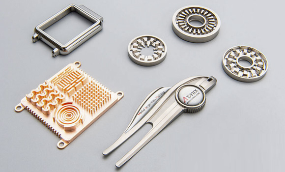 Parts made using Epson Atmix’s powder can be found in electronic and automotive components, medical devices and more (Courtesy Epson Atmix)