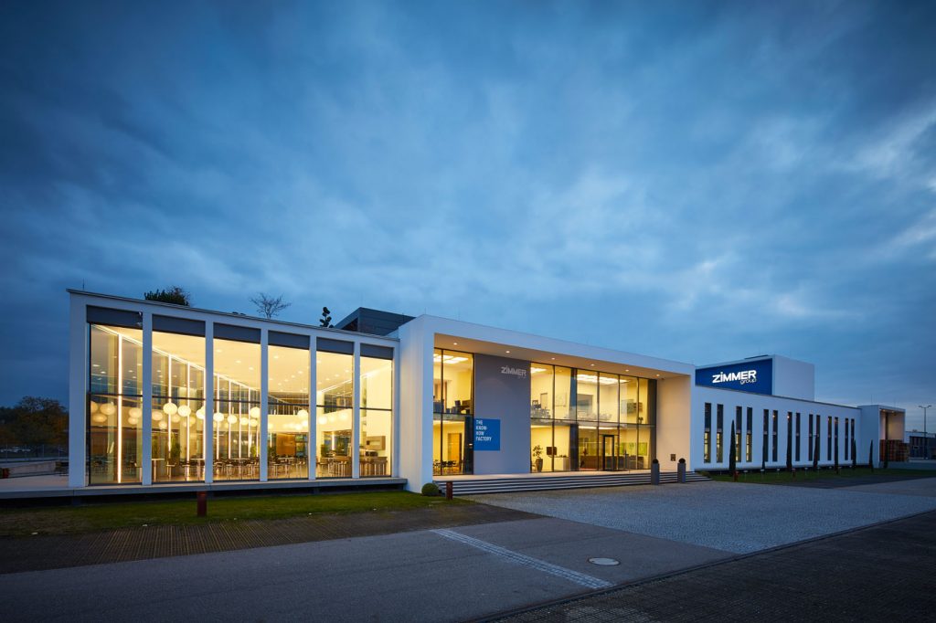 Fig. 1 One of Zimmer Group’s modern buildings in Rheinau (Courtesy Zimmer Group)