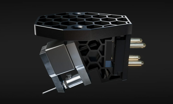 Ortofon’s new phono cartridge series is distinguished by its MIM honeycomb pattern (Courtesy Ortofon)