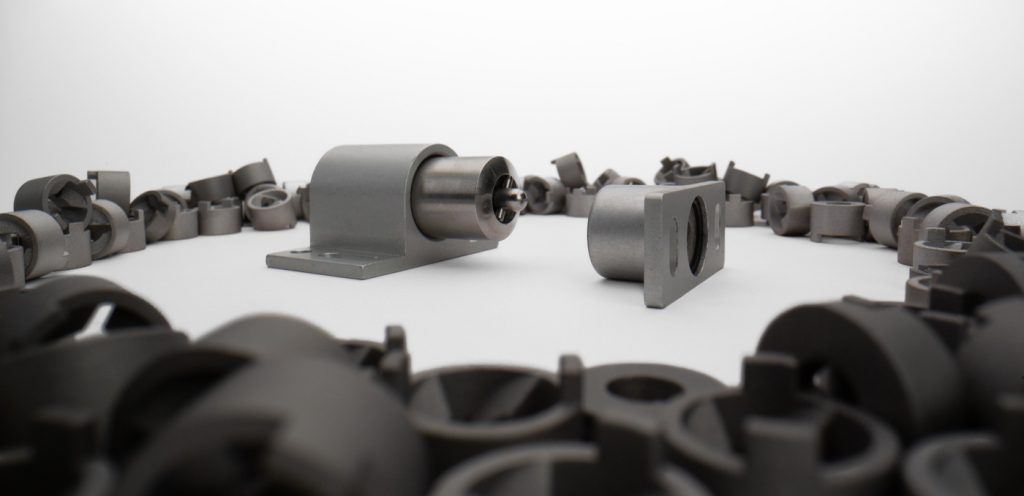Fig. 17 Interlocking parts for an aerospace application (Courtesy 3DEO)