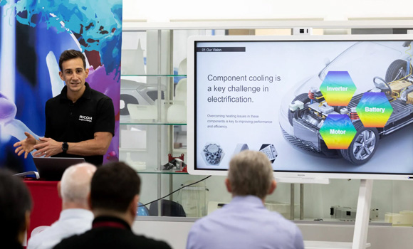 Ricoh 3D will demonstrate its BJT and thermal management solutions (Courtesy Ricoh 3D)