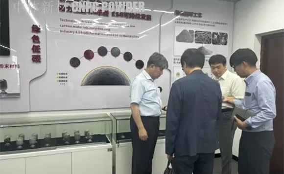 Showa KDE team members undertook a tour of CNPC Powders’ Chinese production facility prior to signing the collaboration agreement (Courtesy CNPC Powder)