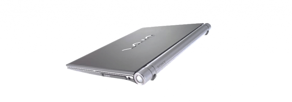 Fig. 4 The Sony VAIO X505 series was the first notebook PC in history to adopt MIM hinges (Courtesy Sony)
