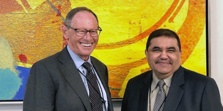 Fig. 9 Rand German (left) and Animesh Bose (right) (Courtesy Animesh Bose)