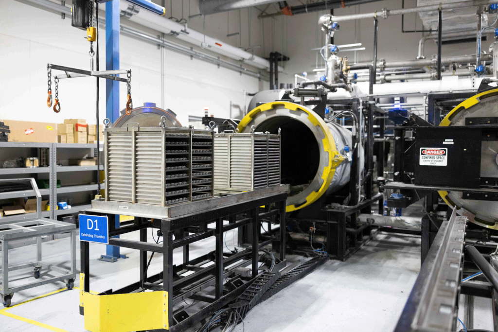 Fig. 10 Debinding ovens in the San Antonio facility (Courtesy INDO-MIM)