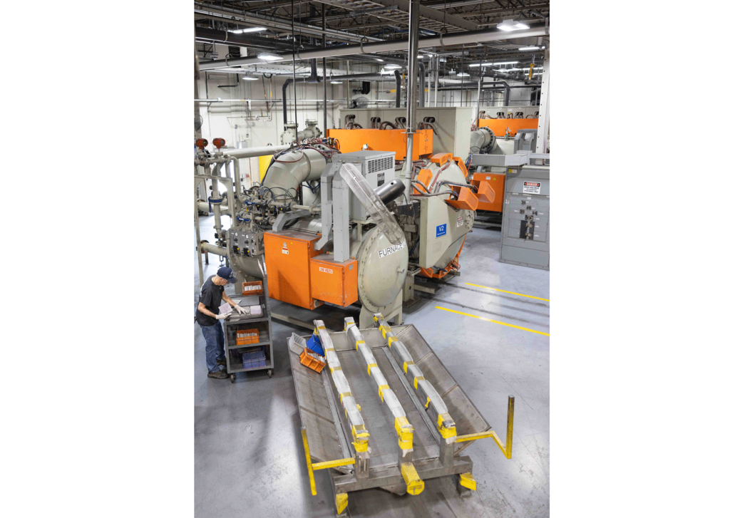 Fig. 11 Sintering area at the San Antonio facility (Courtesy INDO‑MIM)