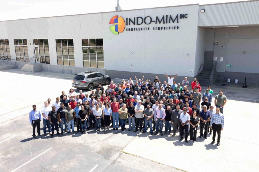 Fig. 20 INDO-MIM Inc employees outside of the San Antonio facility (Courtesy INDO-MIM)