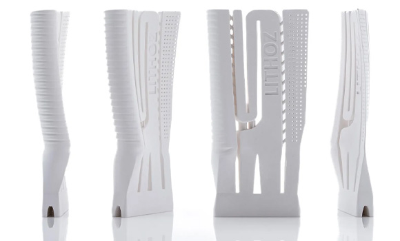 The casting cores include complex cooling channels (Courtesy Lithoz)