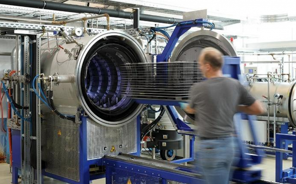 Fig. 9 Loading of a sintering furnace (Courtesy Element 22)