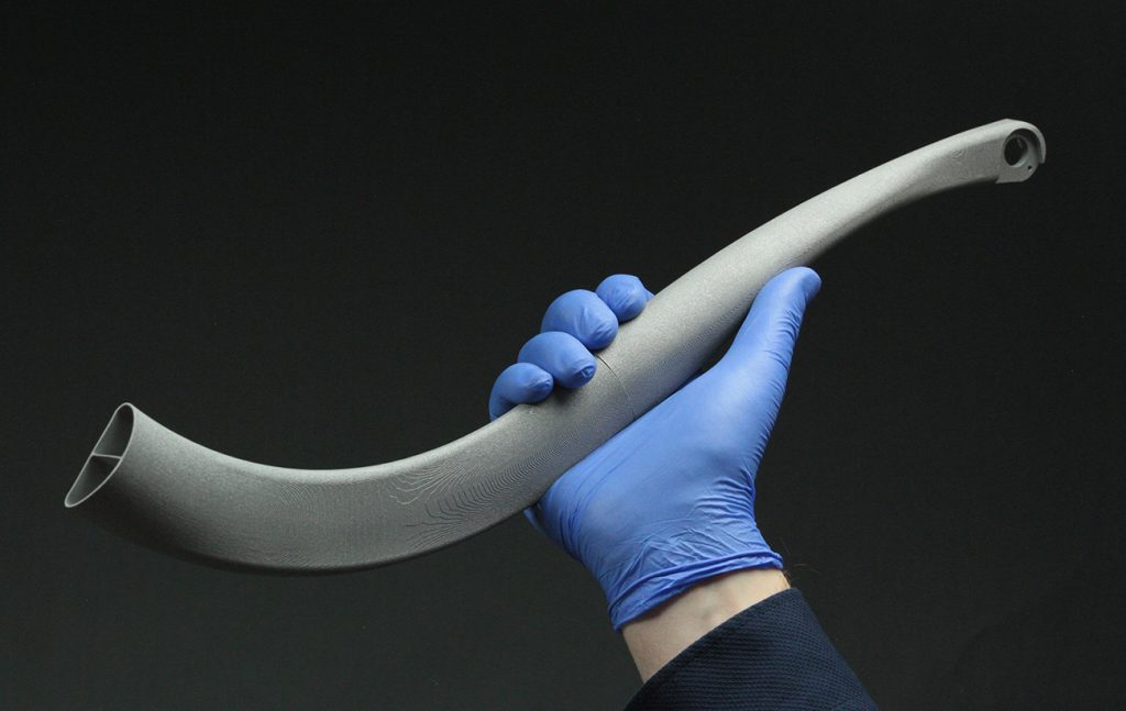 Fig. 11 A chainstay for a high-end bicycle (Courtesy Element 22)
