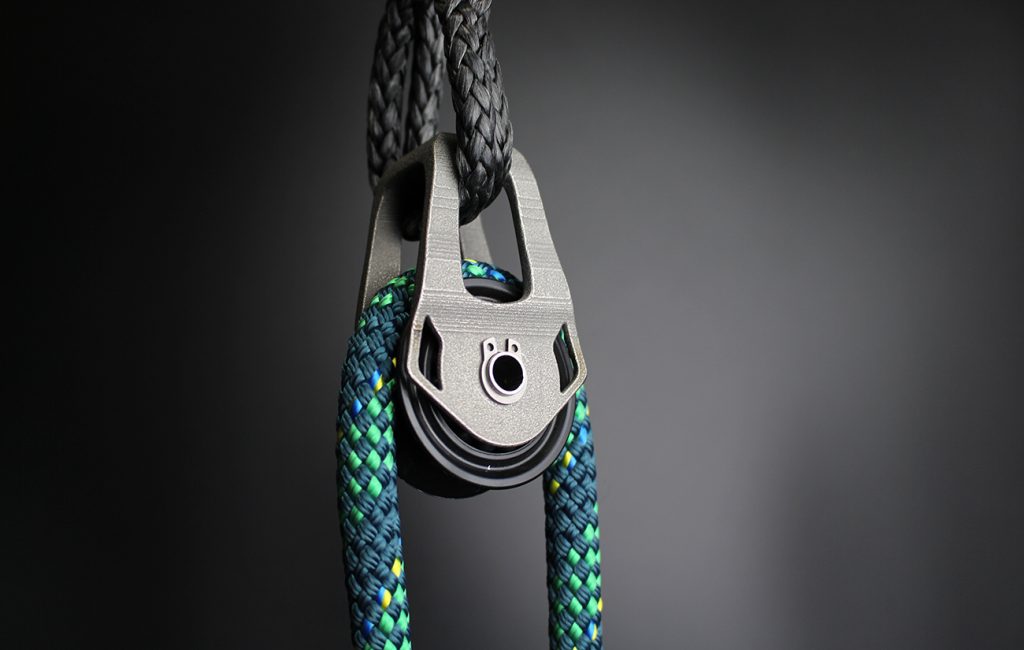 Fig. 17 Titanium pulley for a rope on a boat (Courtesy Element 22)