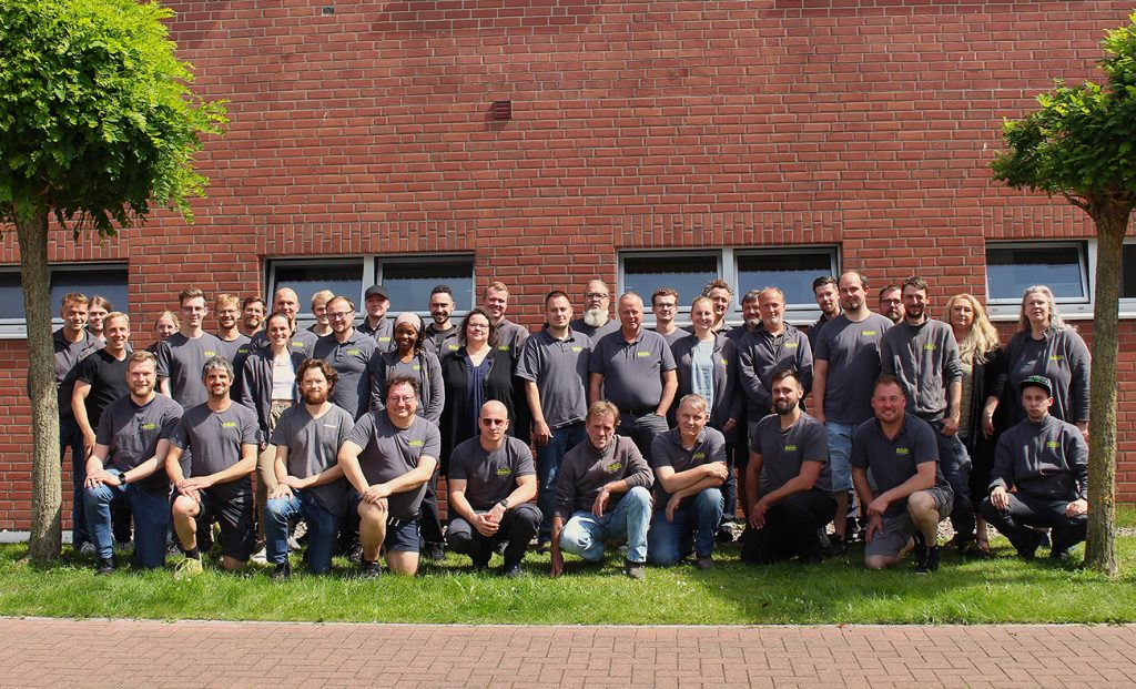 Fig. 19 The Element 22 team at the company’s facility in Kiel, Germany (Courtesy Element 22)