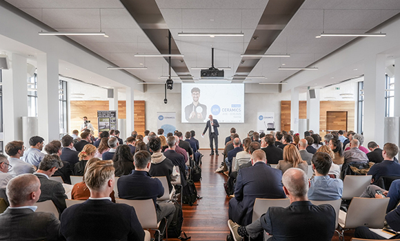 AM Ceramics 2026 will take place in Frankfurt am Main, Germany, from October 13–14, 2026 (Courtesy AM Ceramics)