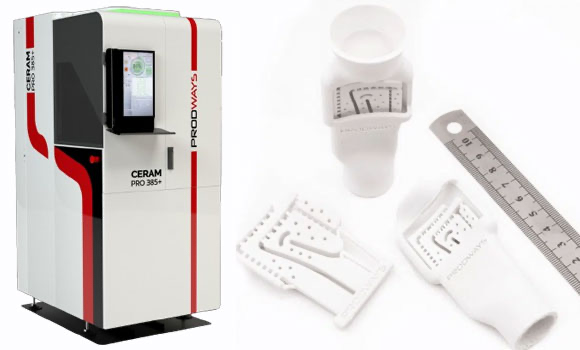 The Ceram Pro machines enable the production of complex, high-precision ceramic parts with exceptional durability and reliability (Courtesy Prodways)