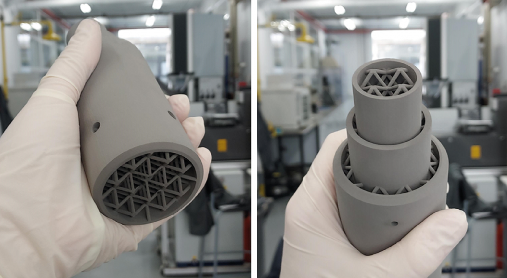 Fig. 30 Binder Jetting capability: complex-shaped high-pressure manifold (Courtesy Iñigo Agote, TECNALIA)