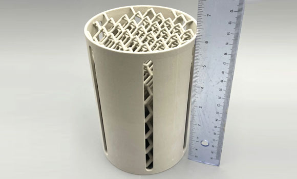 Aluminium silicate steam cooling heat transfer device produced by Fortify (Courtesy Tethon 3D)