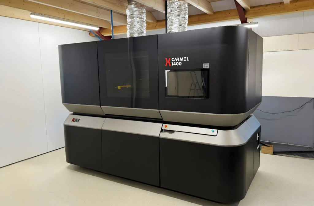 XJet 1400C Carmel machine installed at Ter Hoek facility in Rijssen, The Netherlands (Courtesy XJet)