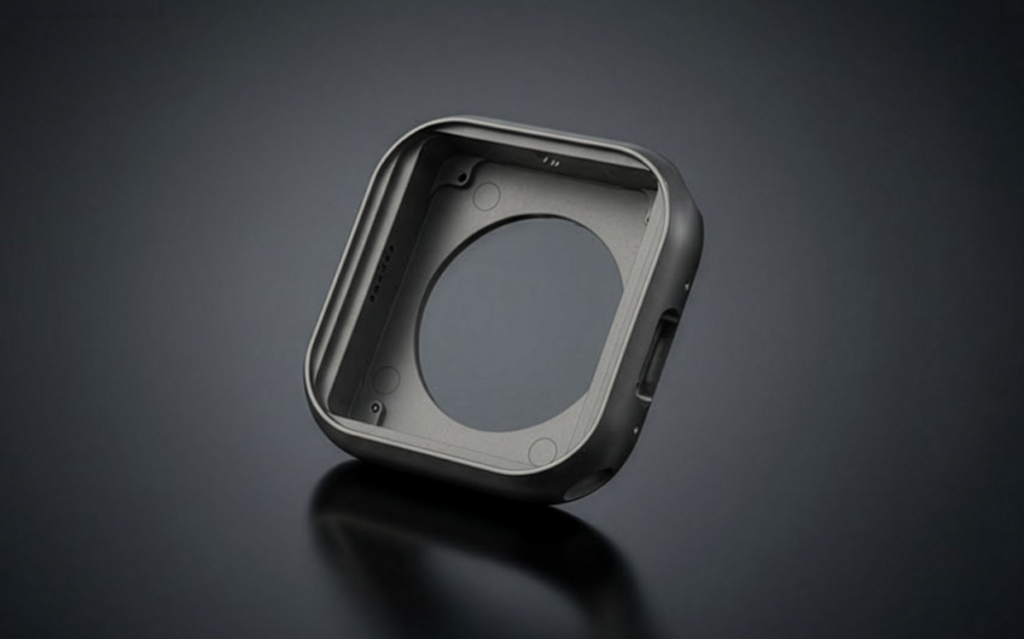 Fig. 1 Demand for lighter, stronger, and more durable products – while maintaining cost efficiency and high-volume production capability – has shone a spotlight on titanium MIM for applications such as this wearable device case (Courtesy MTIG)
