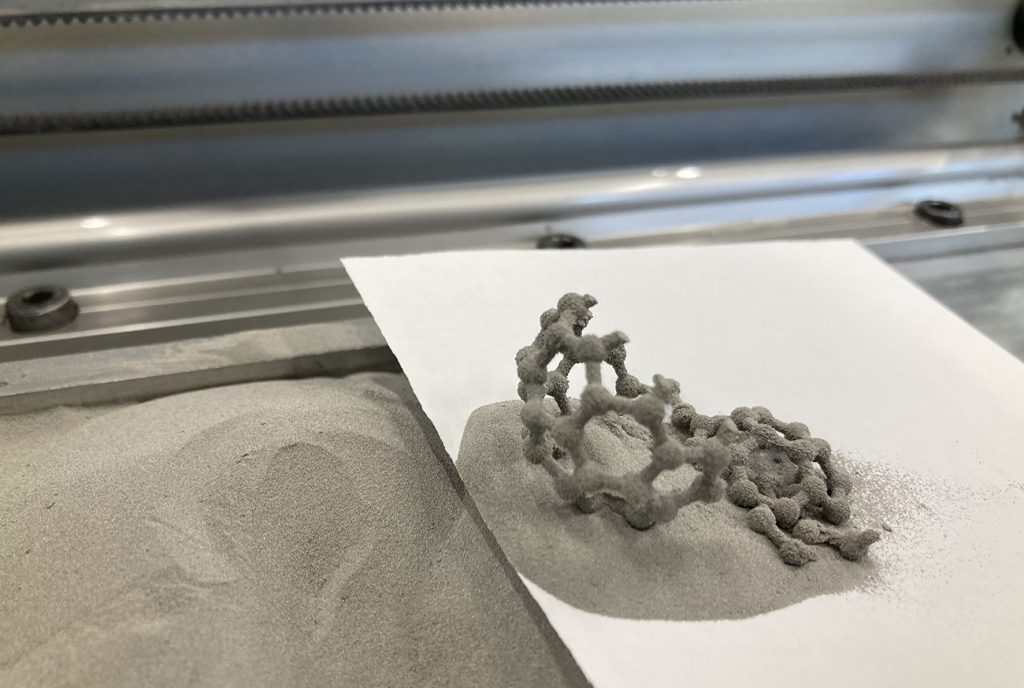 Fig. 3 Fragile green parts remain a major barrier to automated depowdering and scaling Binder Jetting (Courtesy Atomik AM)