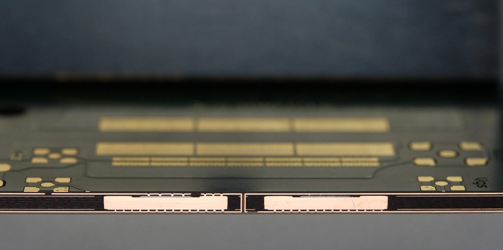 Fig. 4 Cross-section of the p² Pack showing the embedded power semiconductor in the PCB