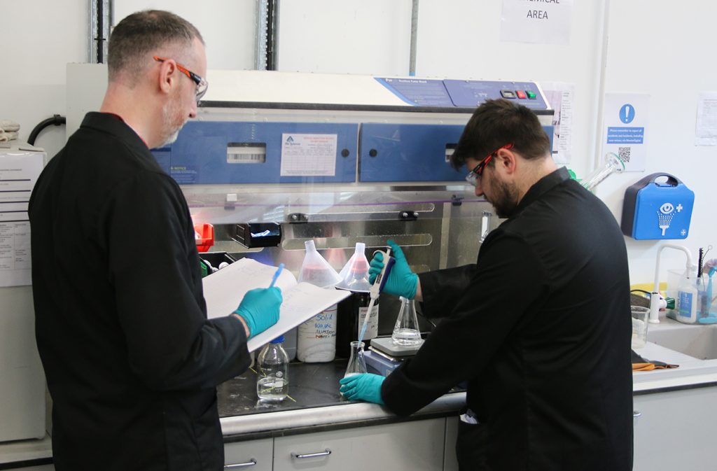 Fig. 7 Atomik’s chemistry-first approach integrates formulation, process control and testing (Courtesy Atomik AM)
