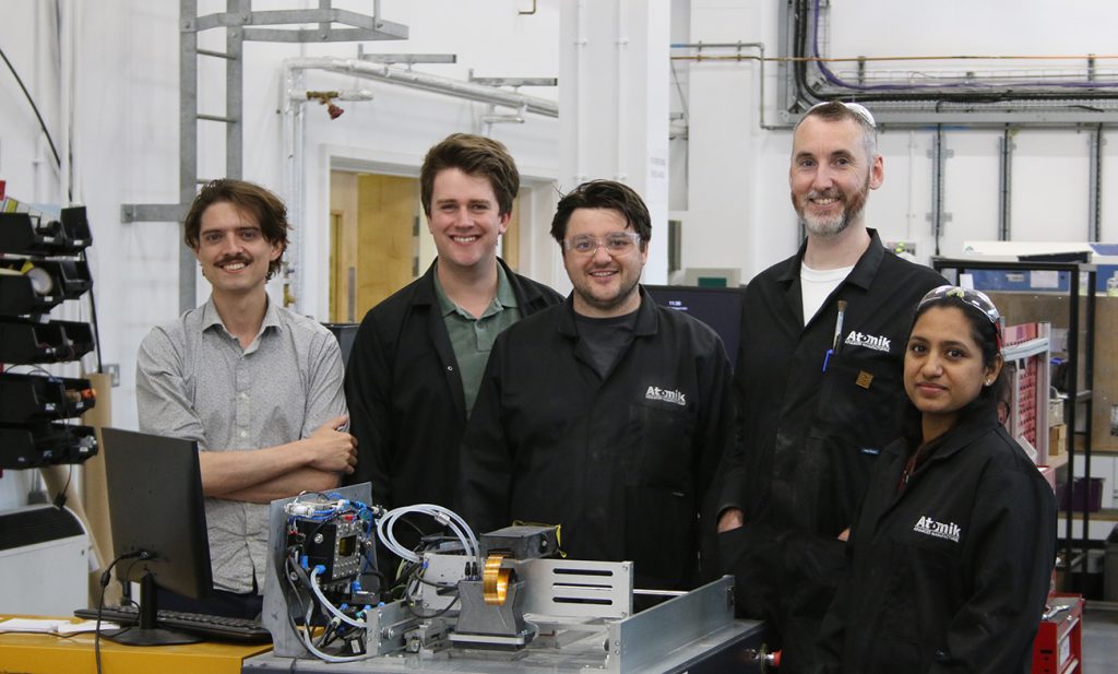 Fig. 8 Atomik AM’s research team working on Binder Jetting materials development (Courtesy Atomik AM)
