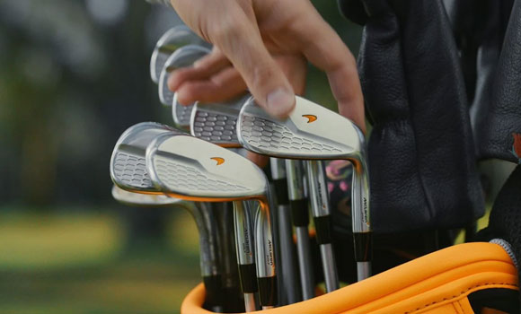 McLaren Golf’s irons are expected to be used at the PGA Tour’s Miami event by Justin Rose and at the Mizuho Americas Open and US Women’s Open by Michelle Wie West (Courtesy McLaren Golf)