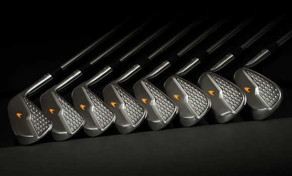 McLaren Golf’s irons have been developed by a team of golf industry specialists and engineers experienced in world-class motorsport with a focus on precision and repeatability in component manufacture (Courtesy McLaren Golf)