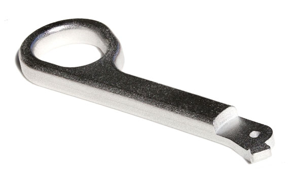 Handle of a Hartmann pair of pliers produced by Max Power Life Sciences using metal Binder Jetting. Approximately 40% weight reduction was achieved. The interior has a honeycomb structure (Courtesy Max Power Life Sciences GmbH)