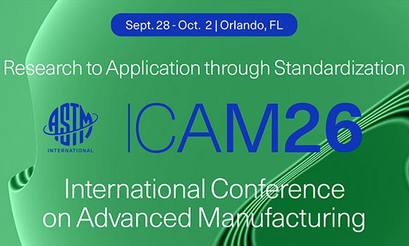 Early-bird discount rates are now available for ICAM 2026 (Courtesy ASTM)