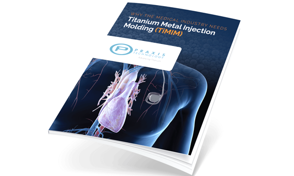 Praxis Technology has released a new eBook focused on the advantages of titanium Metal Injection Moulding for the medical sector (Courtesy